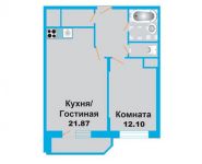 2-комнатная квартира площадью 48 кв.м, Рупасовский 2-й пер, 3 | цена 3 936 820 руб. | www.metrprice.ru