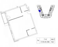 2-комнатная квартира площадью 71 кв.м, Шеногина ул., 1 | цена 18 572 890 руб. | www.metrprice.ru