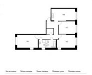 3-комнатная квартира площадью 95.1 кв.м, Ленинский проспект, 20 | цена 13 380 570 руб. | www.metrprice.ru