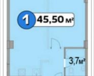 1-комнатная квартира площадью 45 кв.м, Нахимовский просп., 21 | цена 5 508 596 руб. | www.metrprice.ru
