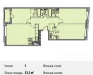 3-комнатная квартира площадью 93.9 кв.м, Ленинградский просп., 31 | цена 21 493 710 руб. | www.metrprice.ru