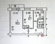 2-комнатная квартира площадью 45 кв.м, Андропова просп., 37К2 | цена 8 300 000 руб. | www.metrprice.ru