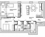 3-комнатная квартира площадью 107 кв.м, Трубецкая ул., 10 | цена 145 000 000 руб. | www.metrprice.ru