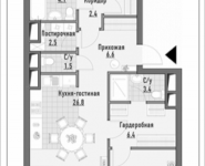 3-комнатная квартира площадью 96.4 кв.м, 1-я Ямская, 8 | цена 30 290 000 руб. | www.metrprice.ru