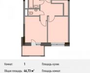 1-комнатная квартира площадью 49.5 кв.м, Береговой пр., ВЛ5 | цена 9 157 500 руб. | www.metrprice.ru