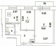 2-комнатная квартира площадью 42 кв.м, Кутузовский проспект, д.15 | цена 11 500 000 руб. | www.metrprice.ru