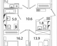 3-комнатная квартира площадью 78.6 кв.м, Рязанский проспект, 2, корп.M7 | цена 11 325 788 руб. | www.metrprice.ru