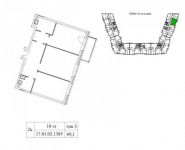 2-комнатная квартира площадью 69 кв.м, Шеногина ул., 1 | цена 24 185 000 руб. | www.metrprice.ru