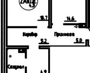 2-комнатная квартира площадью 72.2 кв.м, Тверецкий проезд, д.16, к.1 | цена 3 810 000 руб. | www.metrprice.ru