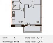 1-комнатная квартира площадью 0 кв.м в ЖК "Олимпийский", Стрелковая ул., 16 | цена 3 490 212 руб. | www.metrprice.ru