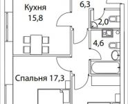 3-комнатная квартира площадью 82 кв.м, Шелепихинская набережная, влд 34, корп.3 | цена 24 308 000 руб. | www.metrprice.ru