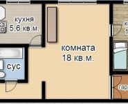 2-комнатная квартира площадью 44 кв.м, Садовая ул., 4 | цена 4 050 000 руб. | www.metrprice.ru