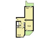 2-комнатная квартира площадью 64.3 кв.м, Поликахина ул., 5 | цена 4 752 300 руб. | www.metrprice.ru