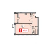 1-комнатная квартира площадью 49 кв.м, Маломосковская ул., 14С1 | цена 7 365 000 руб. | www.metrprice.ru