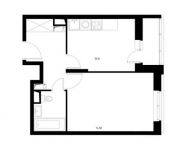 1-комнатная квартира площадью 35.2 кв.м, | цена 3 728 214 руб. | www.metrprice.ru