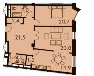 2-комнатная квартира площадью 105.4 кв.м, Садовническая наб., 5С1 | цена 44 484 597 руб. | www.metrprice.ru