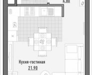 1-комнатная квартира площадью 32.2 кв.м, 1-я Ямская, 2 | цена 6 090 000 руб. | www.metrprice.ru