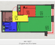 2-комнатная квартира площадью 49.3 кв.м, Авангардная, корп.5 | цена 5 275 100 руб. | www.metrprice.ru