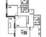 4-комнатная квартира площадью 136 кв.м, Лазоревый пр., 3 | цена 32 049 300 руб. | www.metrprice.ru