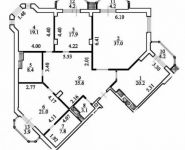 4-комнатная квартира площадью 186 кв.м, Ломоносовский просп., 25К5 | цена 75 000 000 руб. | www.metrprice.ru