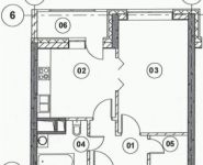 1-комнатная квартира площадью 41.5 кв.м, улица Энергетиков, 6 | цена 7 770 164 руб. | www.metrprice.ru
