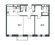 2-комнатная квартира площадью 85.3 кв.м в ЖК "AFI Residence. Павелецкая", Павелецкая набережная, 8 | цена 17 352 552 руб. | www.metrprice.ru