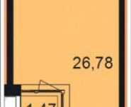 1-комнатная квартира площадью 31 кв.м, Ходынский бул., 2С1 | цена 7 857 865 руб. | www.metrprice.ru