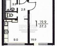 1-комнатная квартира площадью 40 кв.м, Беловежская ул., 81 | цена 5 750 000 руб. | www.metrprice.ru