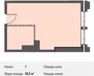 1-комнатная квартира площадью 30.5 кв.м, Новодмитровская ул., 5А | цена 5 337 500 руб. | www.metrprice.ru