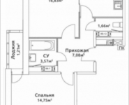 2-комнатная квартира площадью 61.14 кв.м, Родниковая, корп.5 | цена 5 686 020 руб. | www.metrprice.ru