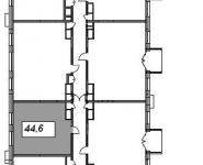 1-комнатная квартира площадью 45 кв.м, Рязанский переулок, д. 13 | цена 15 901 360 руб. | www.metrprice.ru