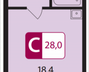 1-комнатная квартира площадью 28 кв.м в ЖК "PerovSky", Шоссе Энтузиастов, вл. 88, корп.3 | цена 4 662 000 руб. | www.metrprice.ru