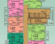 2-комнатная квартира площадью 66.01 кв.м, Садовая, 3, корп.1А | цена 3 890 943 руб. | www.metrprice.ru