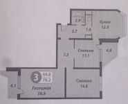 3-комнатная квартира площадью 76 кв.м, Ботаническая улица, 19к1 | цена 18 500 000 руб. | www.metrprice.ru