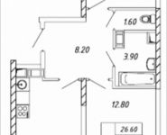 2-комнатная квартира площадью 58 кв.м, Дружбы, 1, корп.2 | цена 5 510 000 руб. | www.metrprice.ru