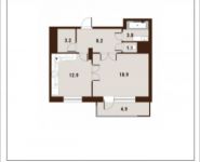 1-комнатная квартира площадью 49.5 кв.м, Вавилова, 29 | цена 11 137 500 руб. | www.metrprice.ru