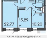 2-комнатная квартира площадью 60.7 кв.м, ул. Донецкая, 30, корп.2 | цена 6 819 828 руб. | www.metrprice.ru