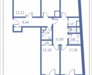 4-комнатная квартира площадью 145.2 кв.м, Кудрявцева, 14 | цена 14 774 100 руб. | www.metrprice.ru