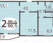 2-комнатная квартира площадью 52 кв.м, Братеевская ул., 16К1 | цена 8 400 000 руб. | www.metrprice.ru