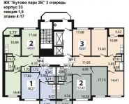 2-комнатная квартира площадью 60.6 кв.м, Новое ш., 33 | цена 5 280 000 руб. | www.metrprice.ru