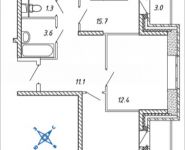 3-комнатная квартира площадью 69.5 кв.м, Дружбы, 3, корп.33 | цена 5 977 000 руб. | www.metrprice.ru