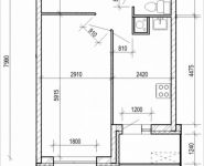 1-комнатная квартира площадью 39.4 кв.м, бульвар Космонавтов, корп.14 | цена 3 009 840 руб. | www.metrprice.ru