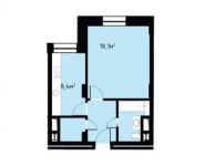 1-комнатная квартира площадью 38.3 кв.м, Заводская улица, 18к2 | цена 3 241 635 руб. | www.metrprice.ru