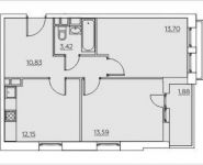 2-комнатная квартира площадью 55 кв.м, Николо-Хованская ул., 12К1С2 | цена 5 293 120 руб. | www.metrprice.ru