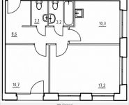 2-комнатная квартира площадью 53.3 кв.м, 1-й Грайвороновский пр, 1 стр 1 | цена 6 715 800 руб. | www.metrprice.ru