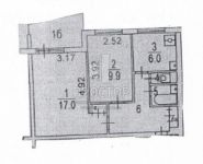 2-комнатная квартира площадью 44 кв.м, Домодедовская ул., 33 | цена 6 500 000 руб. | www.metrprice.ru