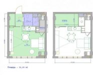 1-комнатная квартира площадью 32 кв.м в Апартаменты "Loft Garden", 2-я Рыбинская улица, 13 | цена 6 950 000 руб. | www.metrprice.ru