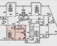 1-комнатная квартира площадью 57.5 кв.м, Серпуховский Вал ул., 17 | цена 15 636 780 руб. | www.metrprice.ru