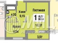 1-комнатная квартира площадью 41 кв.м, переулок Васнецова, 3 | цена 2 700 000 руб. | www.metrprice.ru