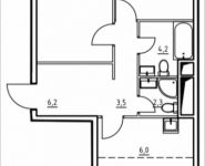 3-комнатная квартира площадью 73.1 кв.м, 1-й Грайвороновский пр, 1 стр 1 | цена 8 625 800 руб. | www.metrprice.ru